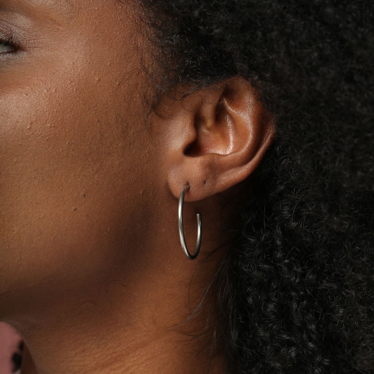 Agostina Silver Hoops