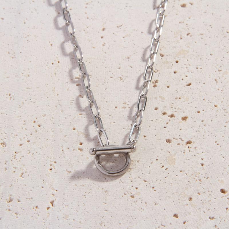 Silver Viviana Chain Necklace